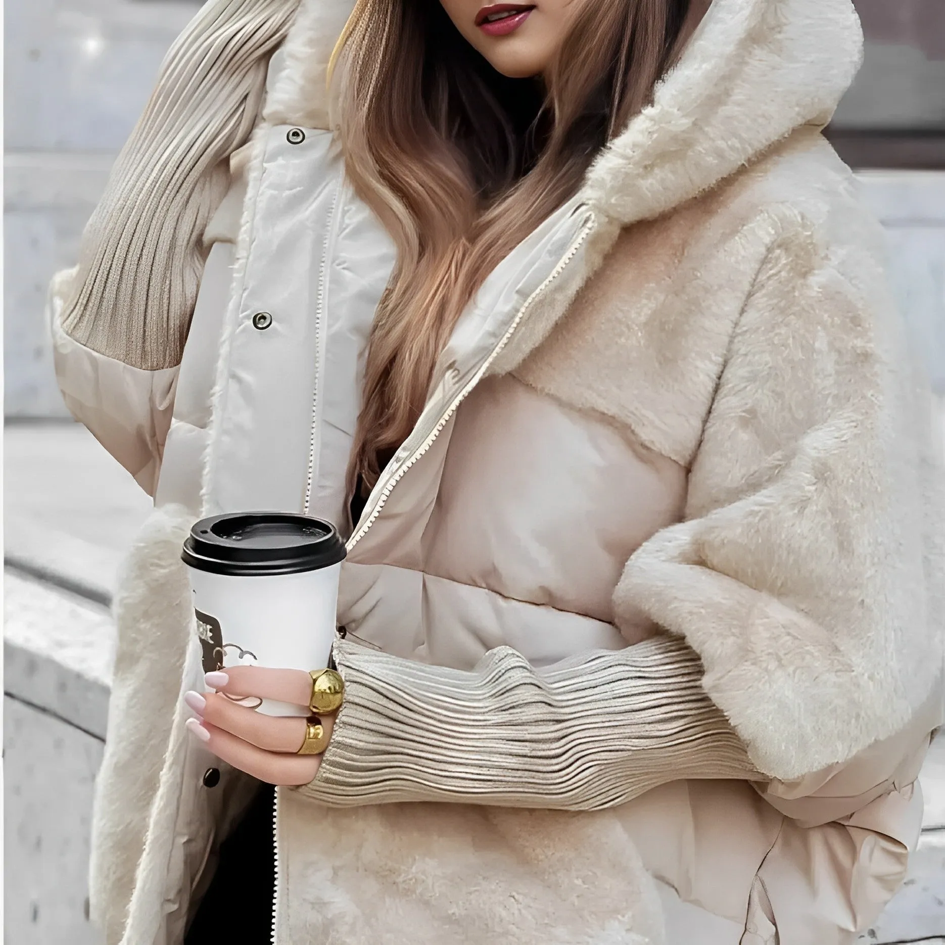 Winter Comfort Hooded Down Jacket
