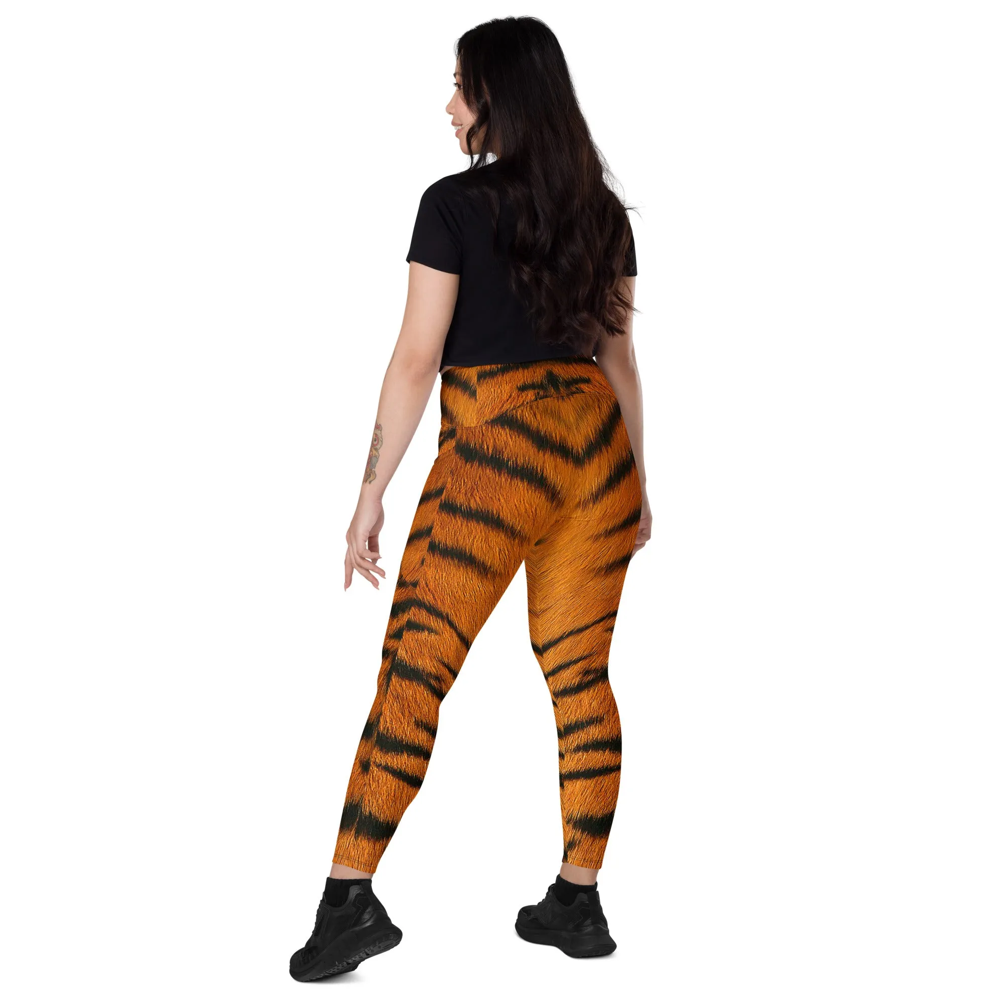 Women's Tiger Print Leggings, lioness-love