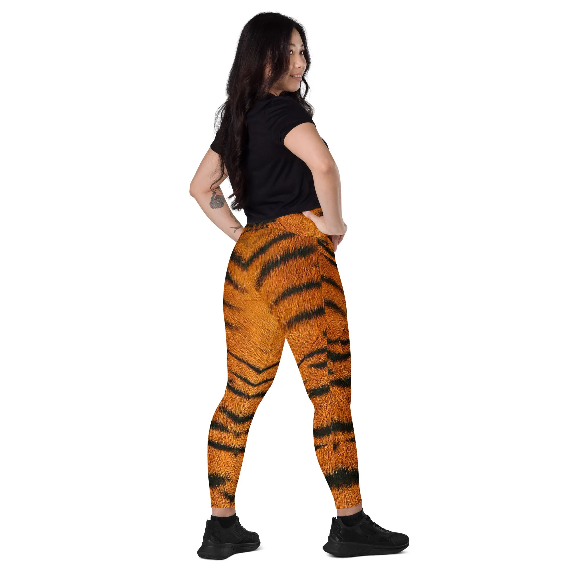 Women's Tiger Print Leggings, lioness-love
