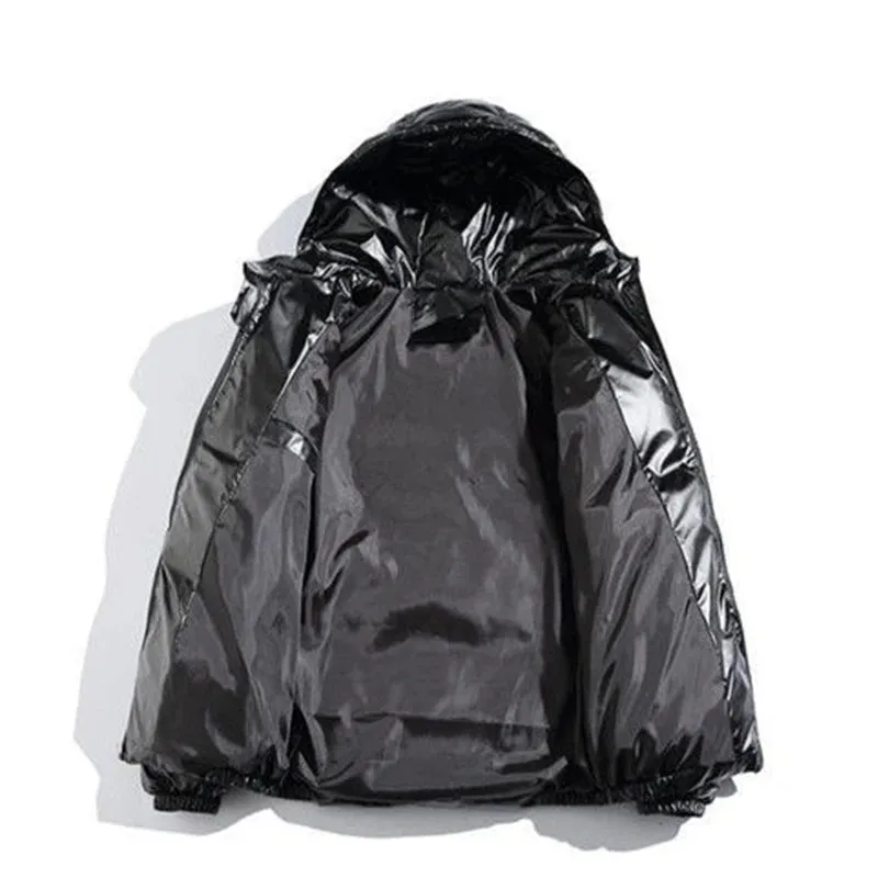 Women’s Winter Waterproof Hooded Parka – Thick, Warm Golden Jacket, Fashion Outerwear Coat