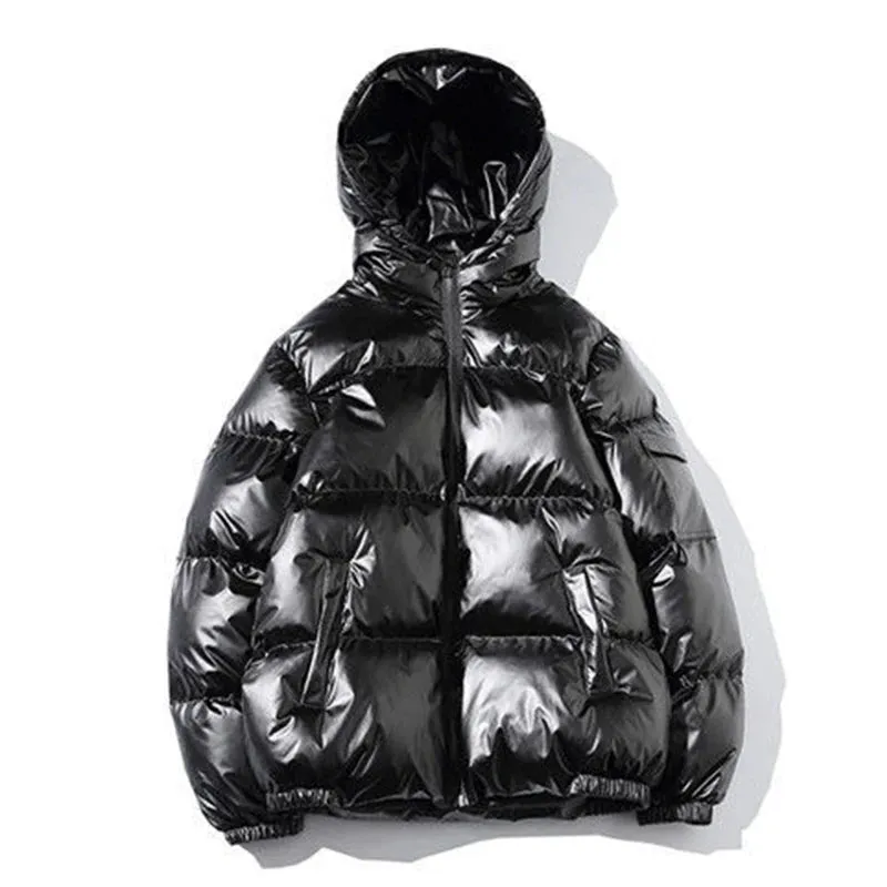 Women’s Winter Waterproof Hooded Parka – Thick, Warm Golden Jacket, Fashion Outerwear Coat