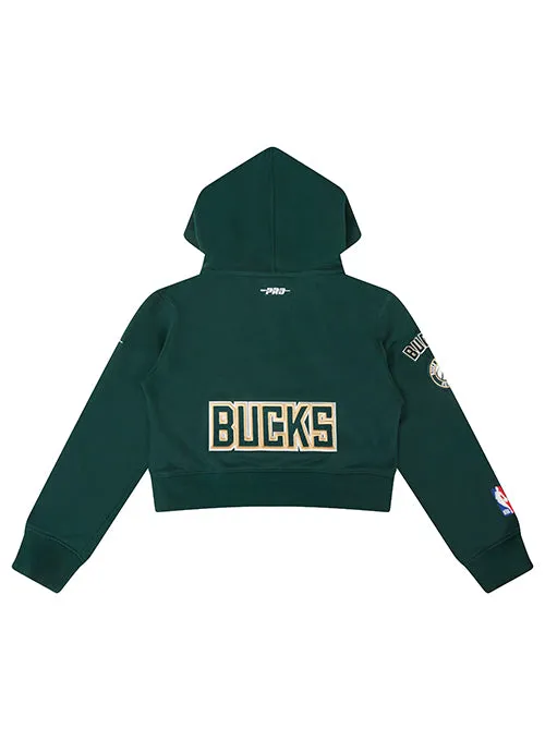 Youth Girl's Pro Standard Classic Milwaukee Bucks Hooded Sweatshirt