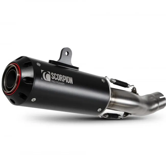 Z1000 SX Red Power Slip-on (Pair) Black Ceramic Coated Sleeve 2017-2019 (PKA109BCER)