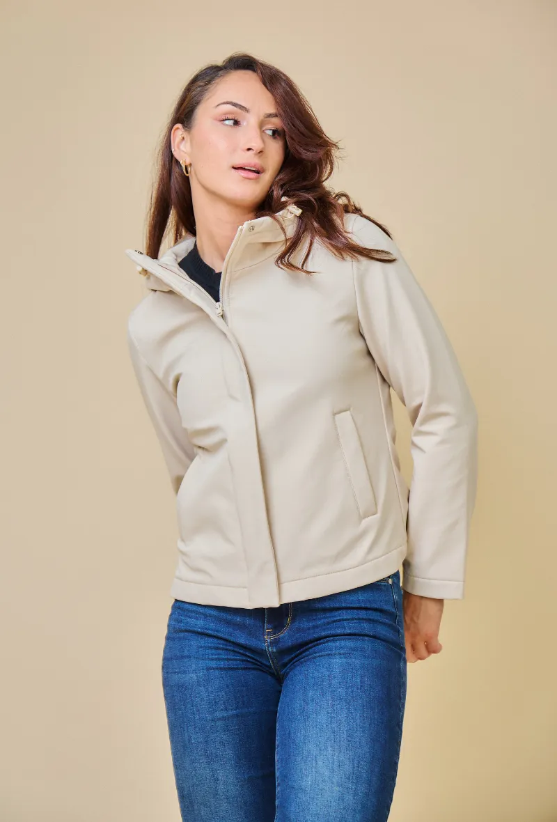 ZOÉ - Parka courte imperméable Softshell